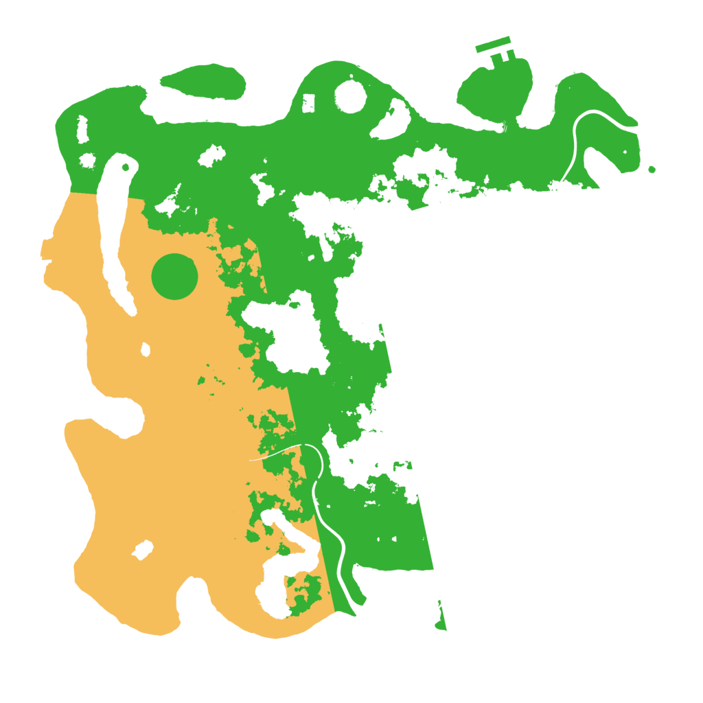 Biome Rust Map: Procedural Map, Size: 4000, Seed: 1888422123
