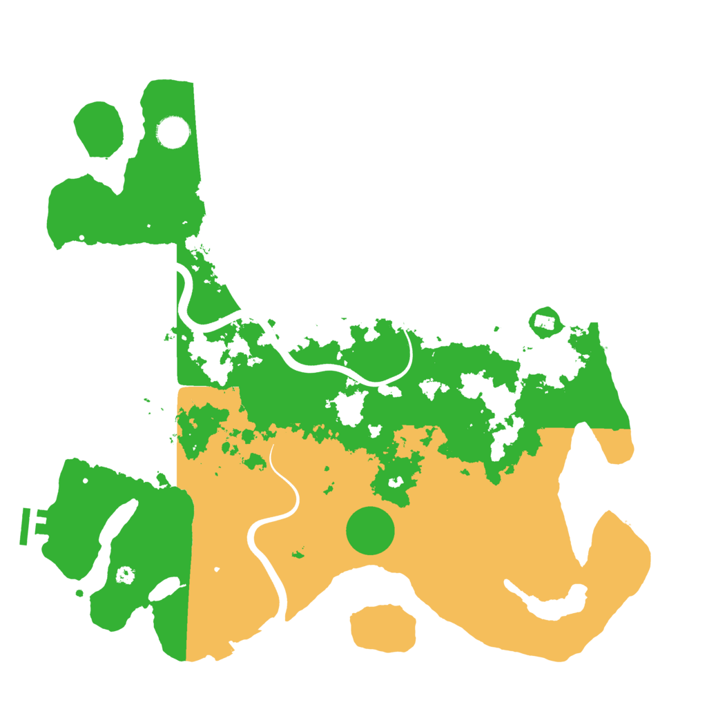 Biome Rust Map: Procedural Map, Size: 3850, Seed: 2050513684