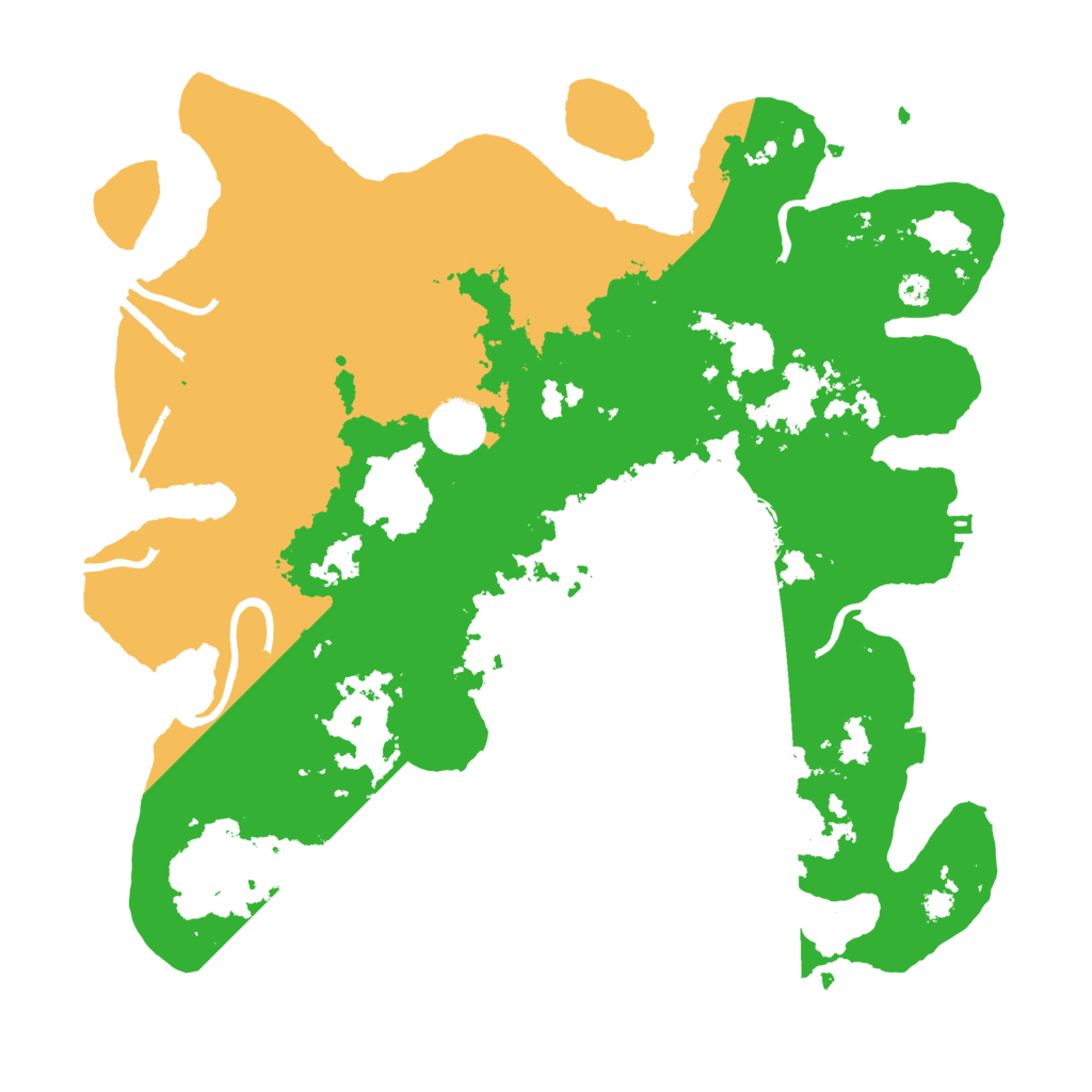 Biome Rust Map: Procedural Map, Size: 3500, Seed: 868525110