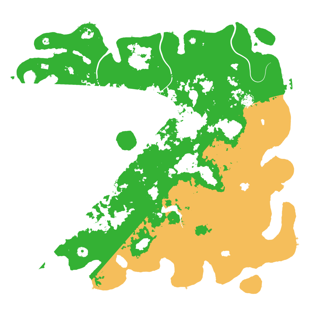 Biome Rust Map: Procedural Map, Size: 4500, Seed: 155