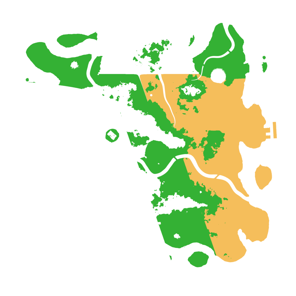 Biome Rust Map: Procedural Map, Size: 3650, Seed: 1713986169