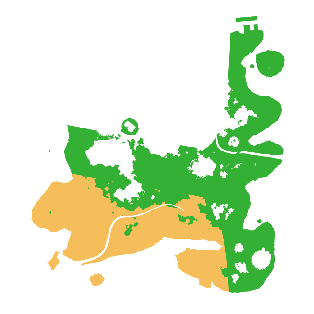 Biome Rust Map: Procedural Map, Size: 3000, Seed: 1538508038