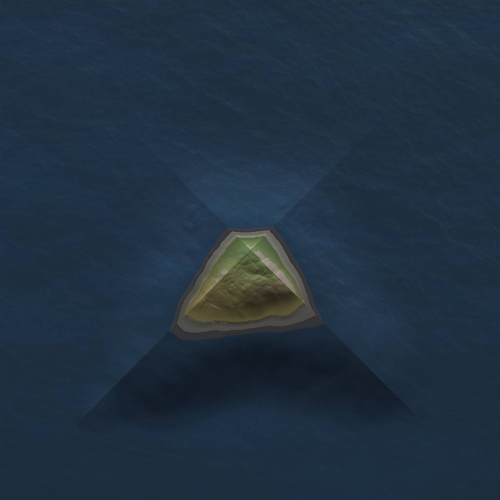 Rust Map: Barren, Size: 1000, Seed: 6738, 2 Monuments