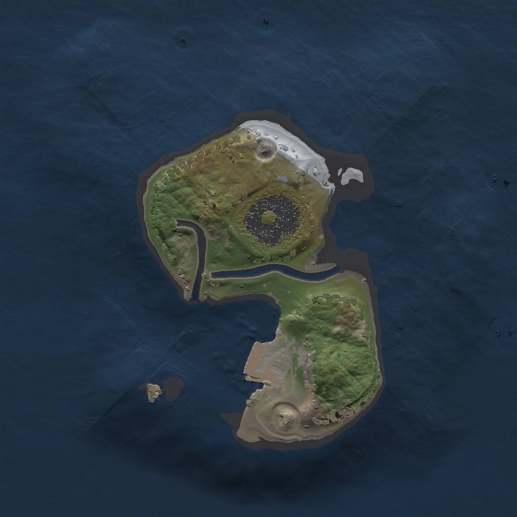 Rust Map: Procedural Map, Size: 1500, Seed: 137307334, 3 Monuments