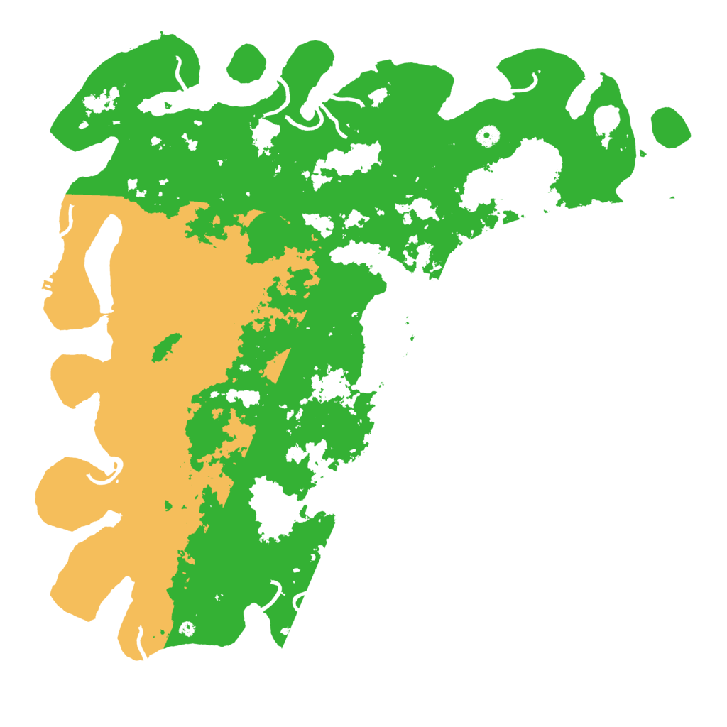 Biome Rust Map: Procedural Map, Size: 5000, Seed: 3462344