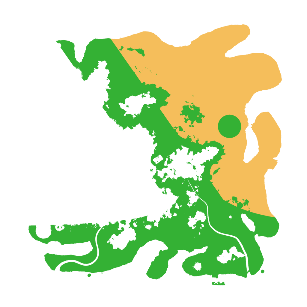 Biome Rust Map: Procedural Map, Size: 3500, Seed: 1730377711
