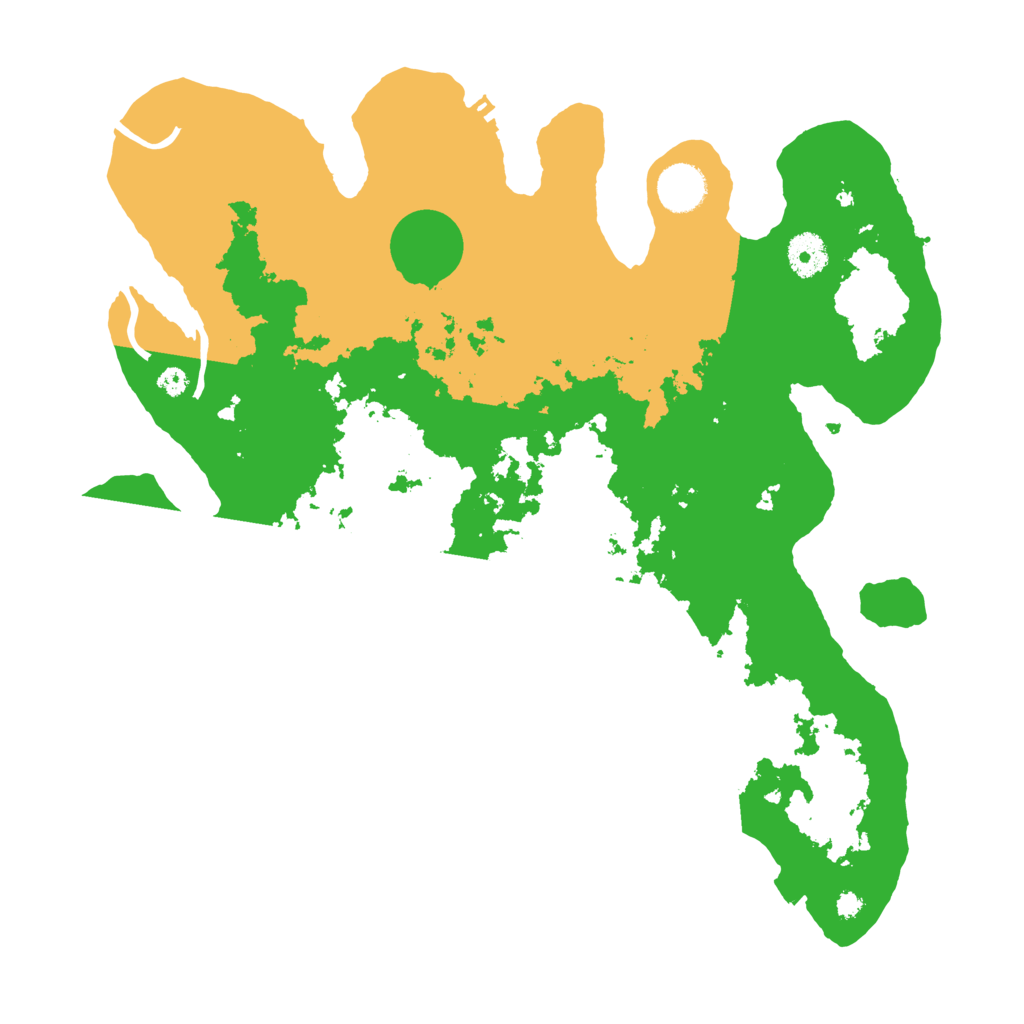Biome Rust Map: Procedural Map, Size: 3700, Seed: 878719179