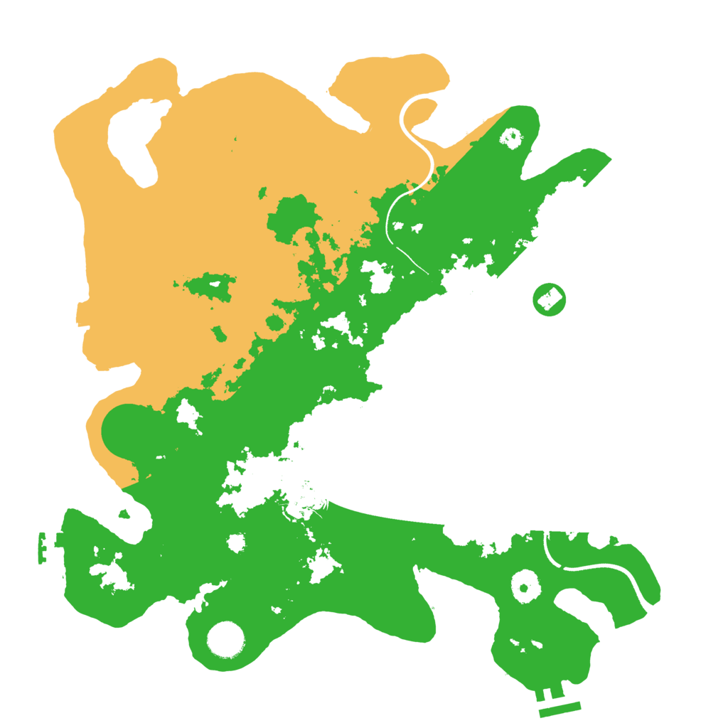 Biome Rust Map: Procedural Map, Size: 3500, Seed: 1522083682