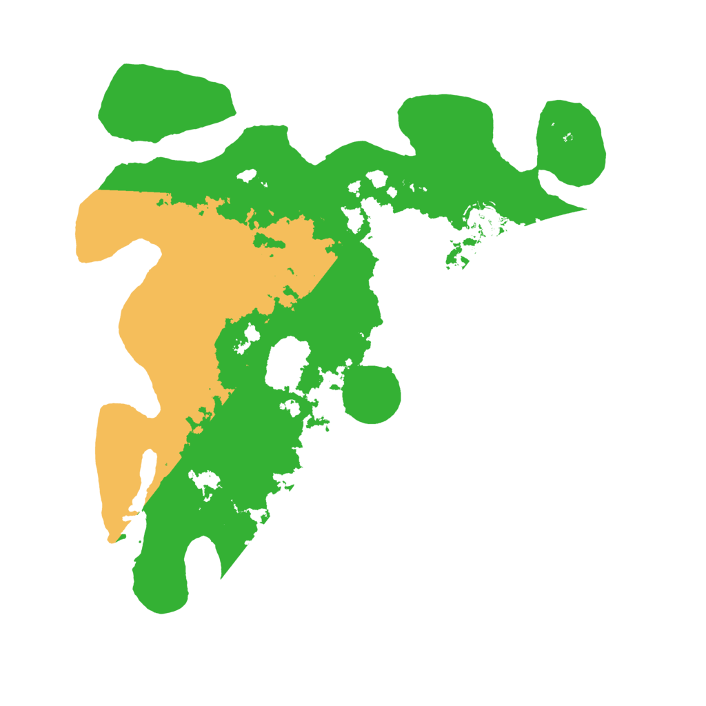 Biome Rust Map: Barren, Size: 3200, Seed: 1042409055