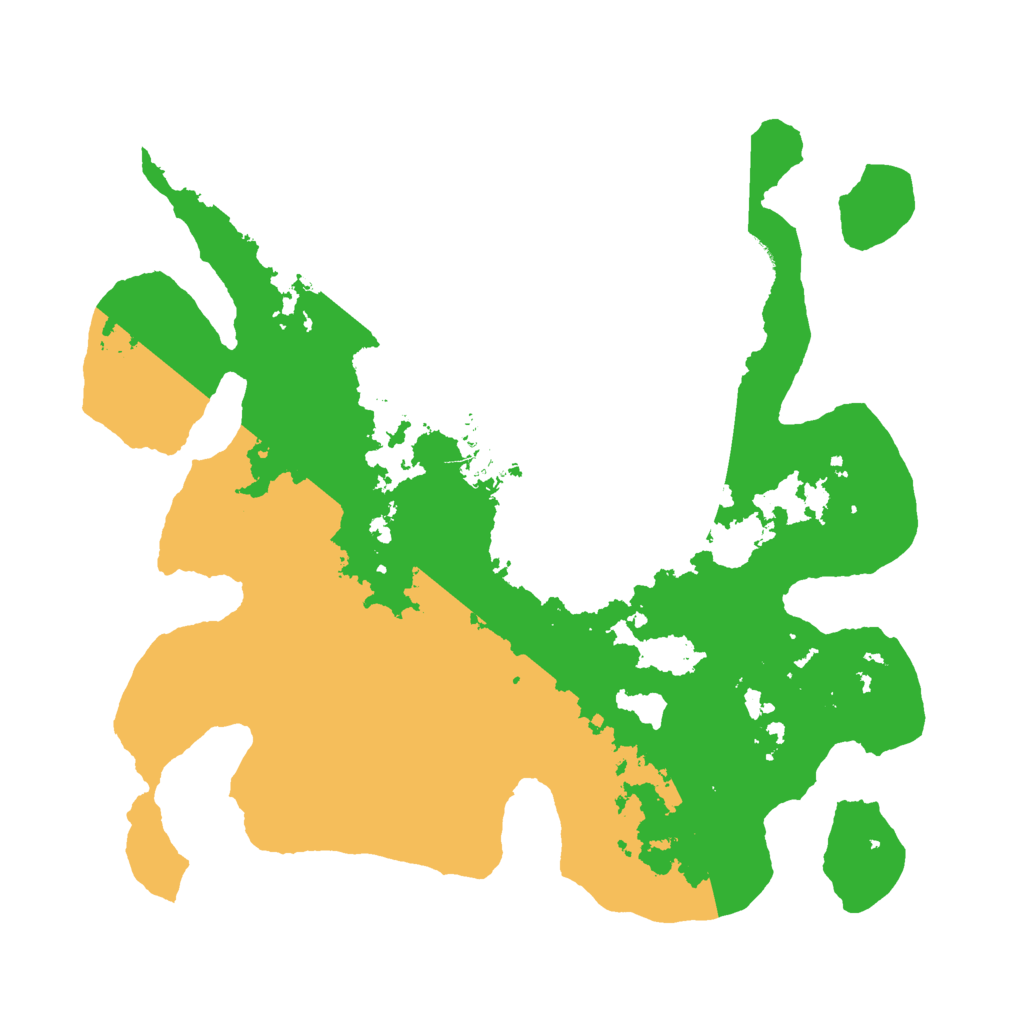 Biome Rust Map: Barren, Size: 3000, Seed: 1867593159
