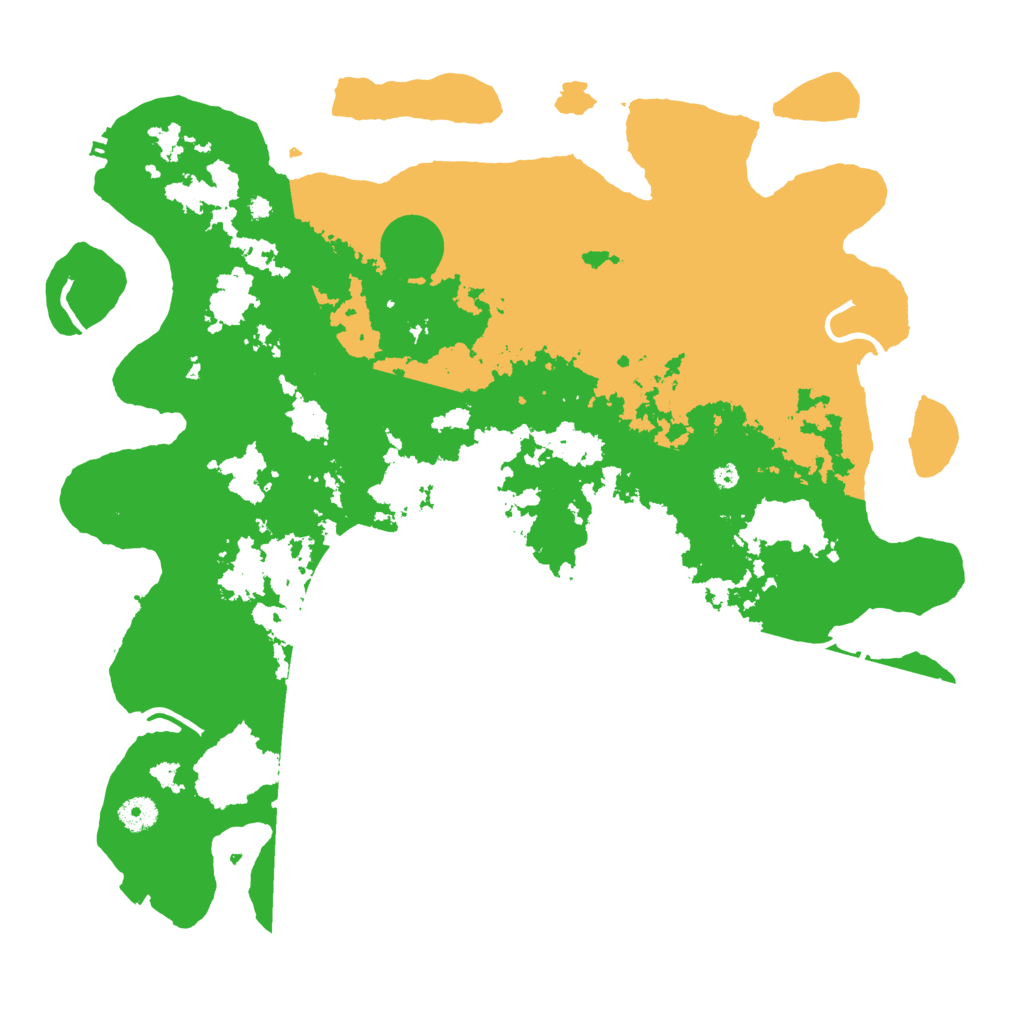 Biome Rust Map: Procedural Map, Size: 4250, Seed: 12583