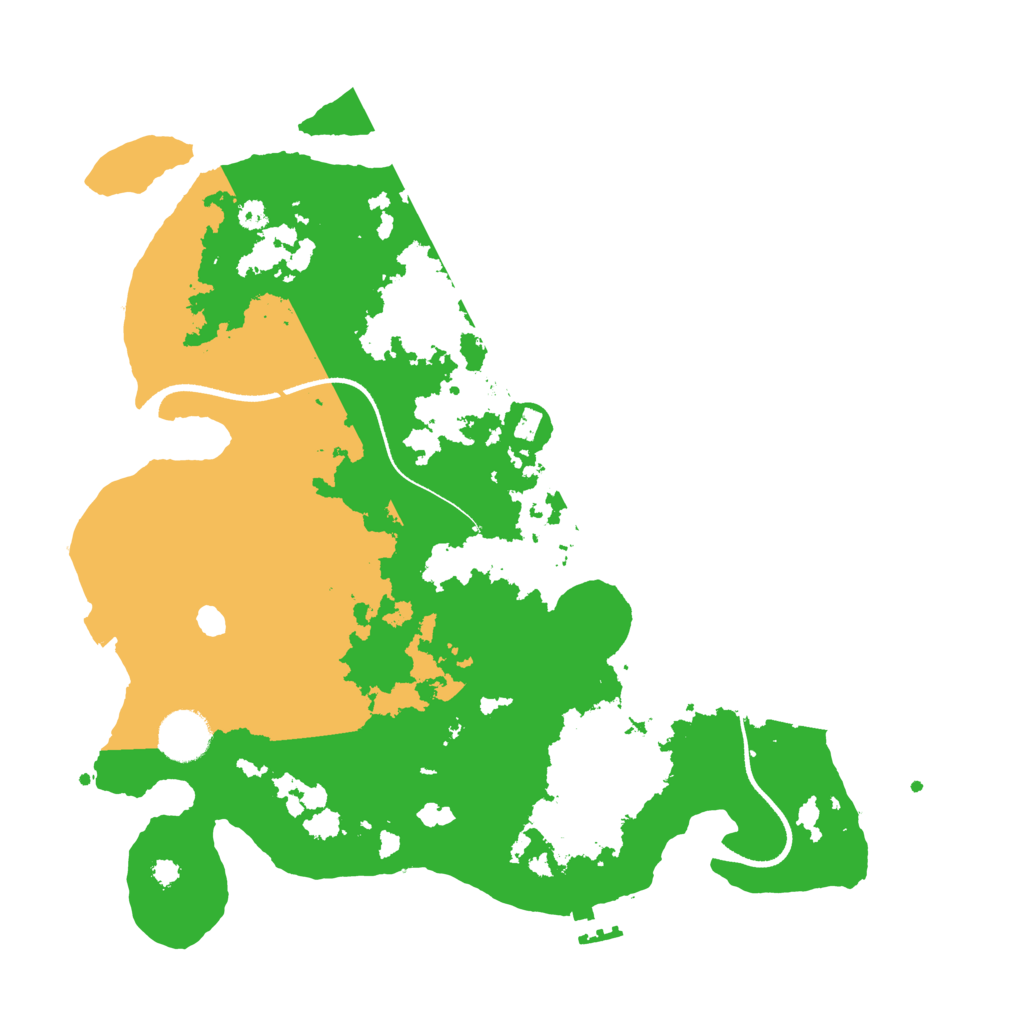 Biome Rust Map: Procedural Map, Size: 3500, Seed: 756993170