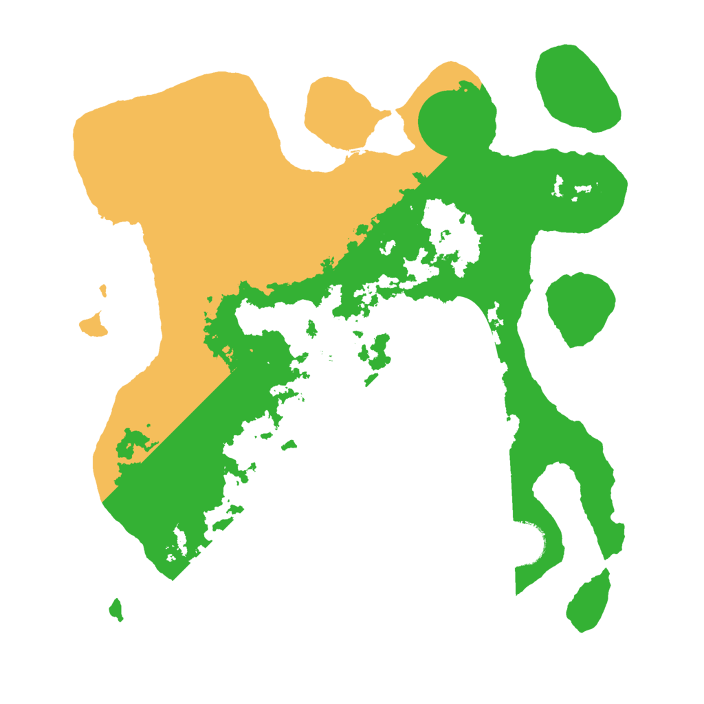 Biome Rust Map: Barren, Size: 3000, Seed: 4378912