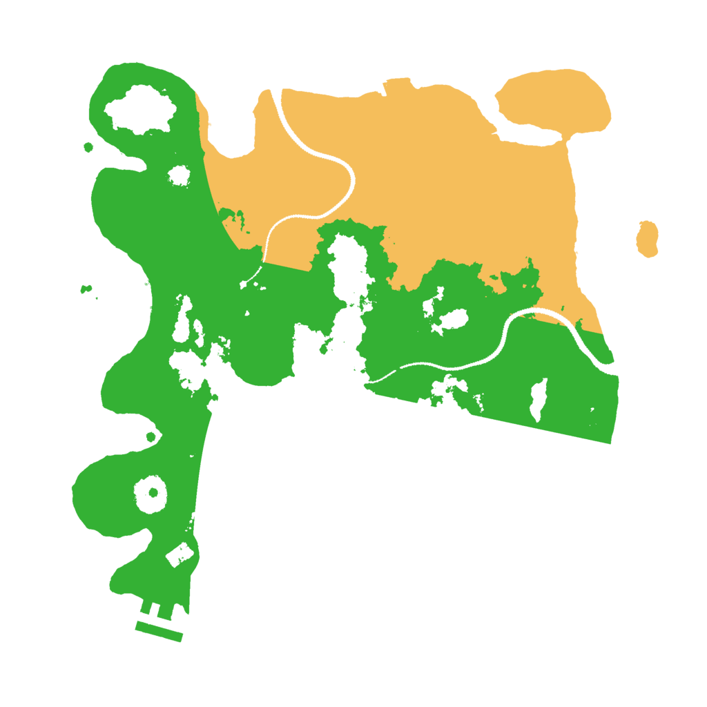 Biome Rust Map: Procedural Map, Size: 3000, Seed: 112943052