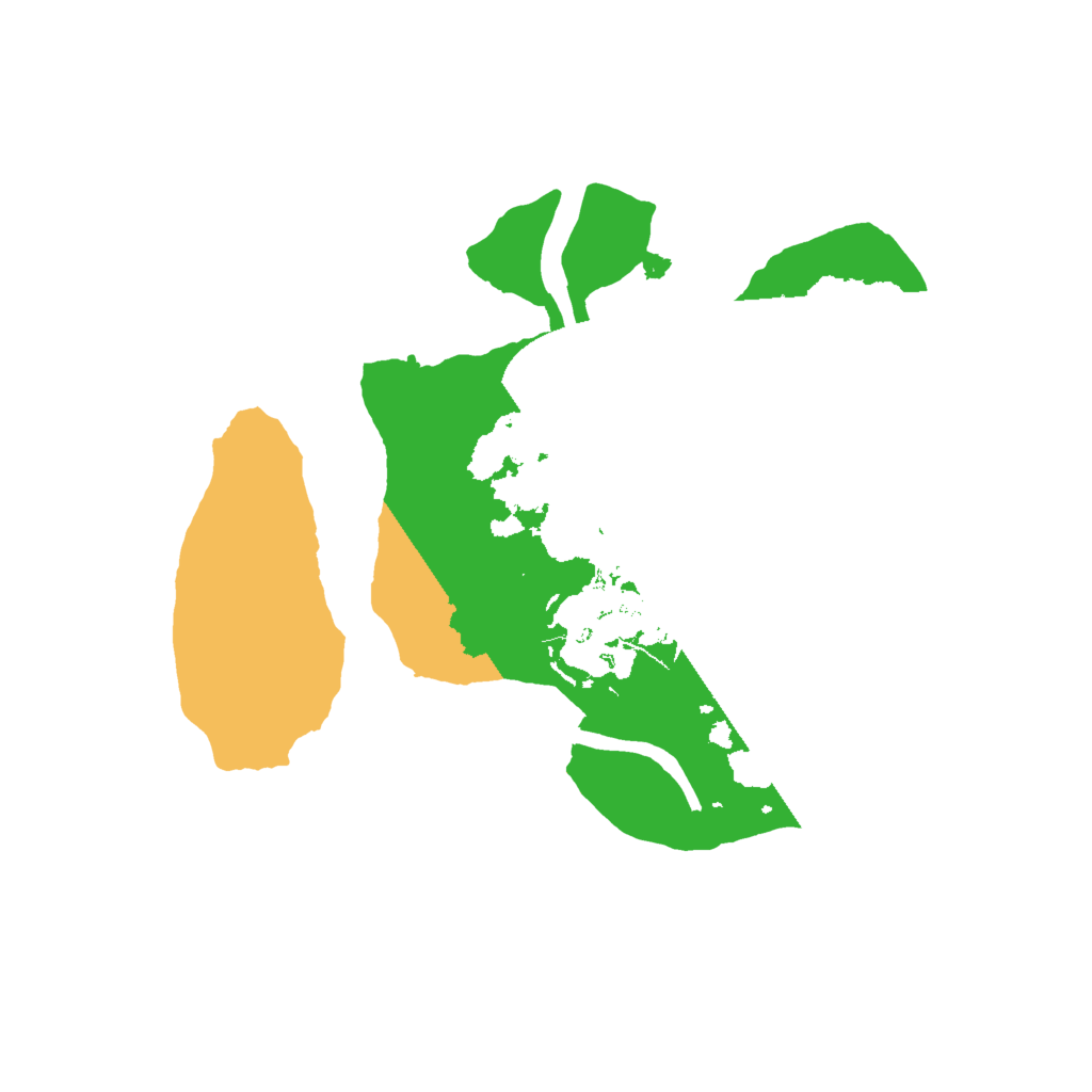 Biome Rust Map: Procedural Map, Size: 1800, Seed: 611445