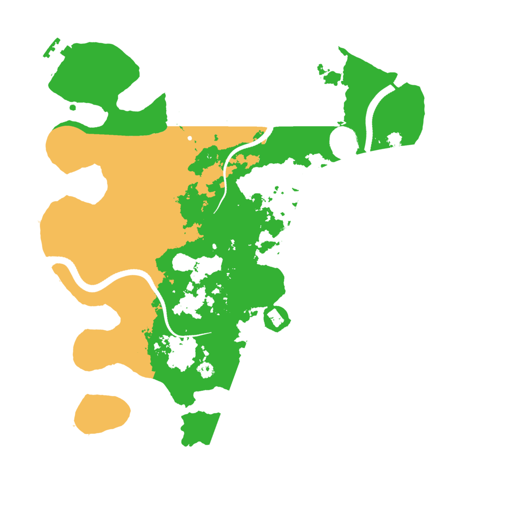 Biome Rust Map: Procedural Map, Size: 3250, Seed: 327205467