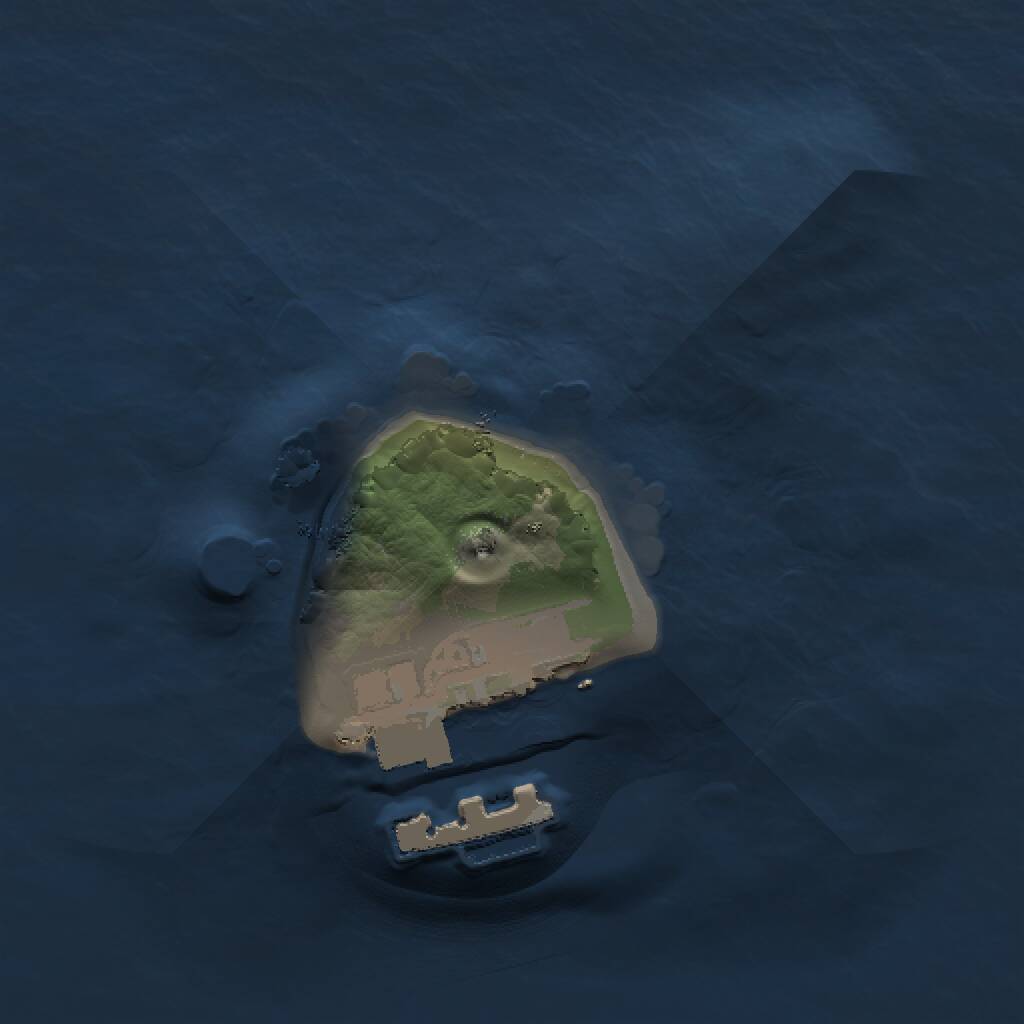 Rust Map: Procedural Map, Size: 1000, Seed: 514323, 2 Monuments