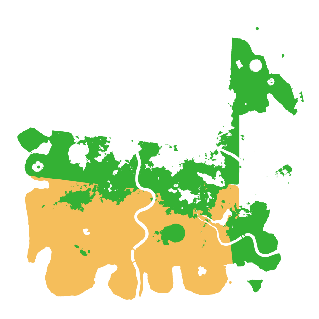 Biome Rust Map: Procedural Map, Size: 4500, Seed: 5333665