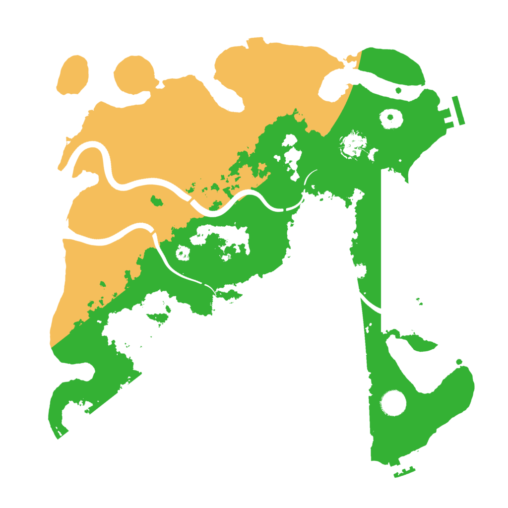 Biome Rust Map: Procedural Map, Size: 3500, Seed: 213123213