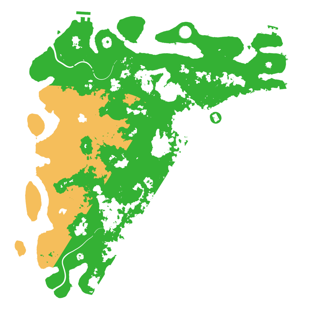 Biome Rust Map: Procedural Map, Size: 4500, Seed: 5151824