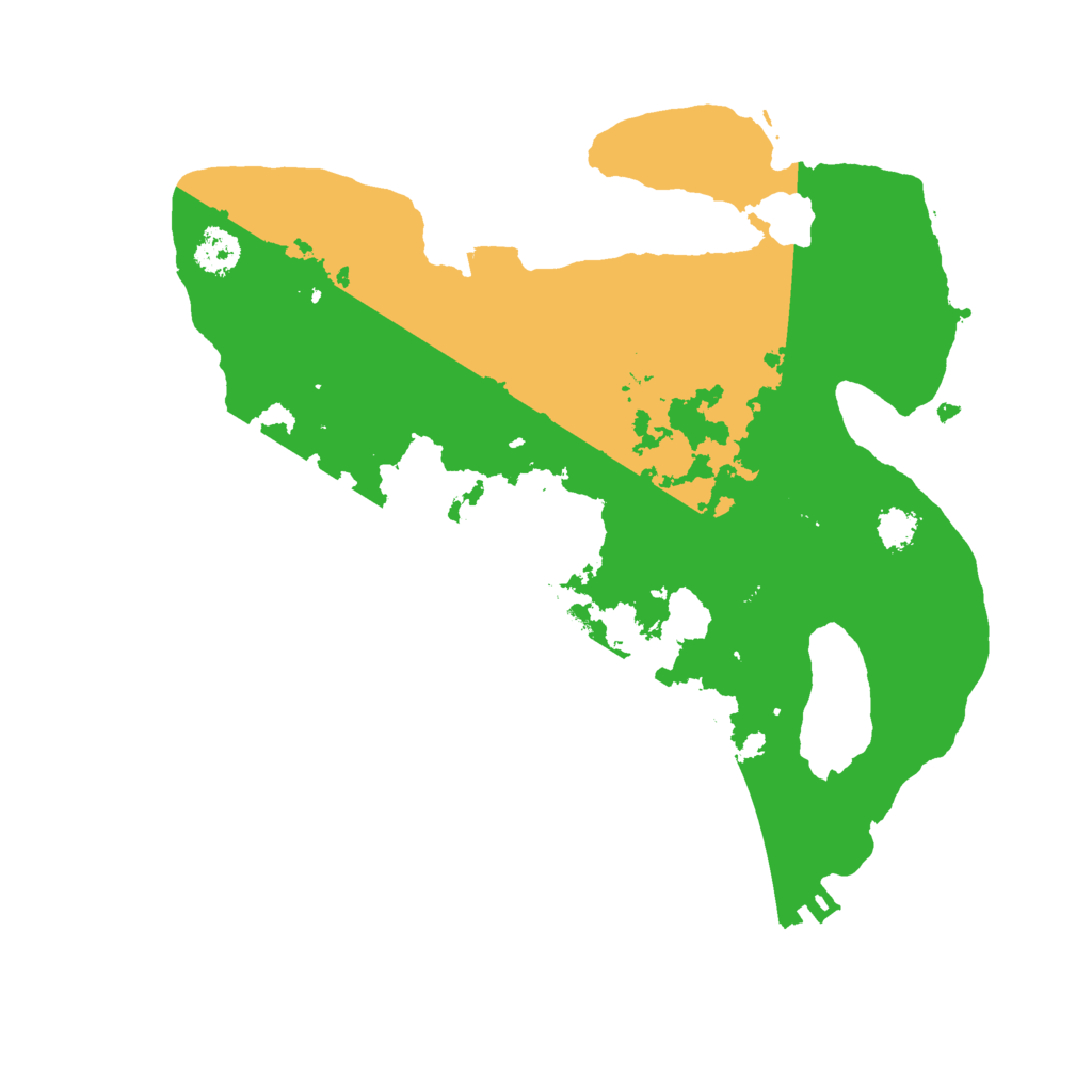 Biome Rust Map: Procedural Map, Size: 2500, Seed: 1465640812