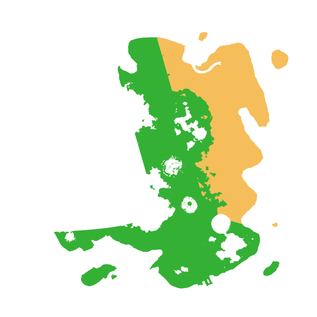 Biome Rust Map: Procedural Map, Size: 3000, Seed: 11084
