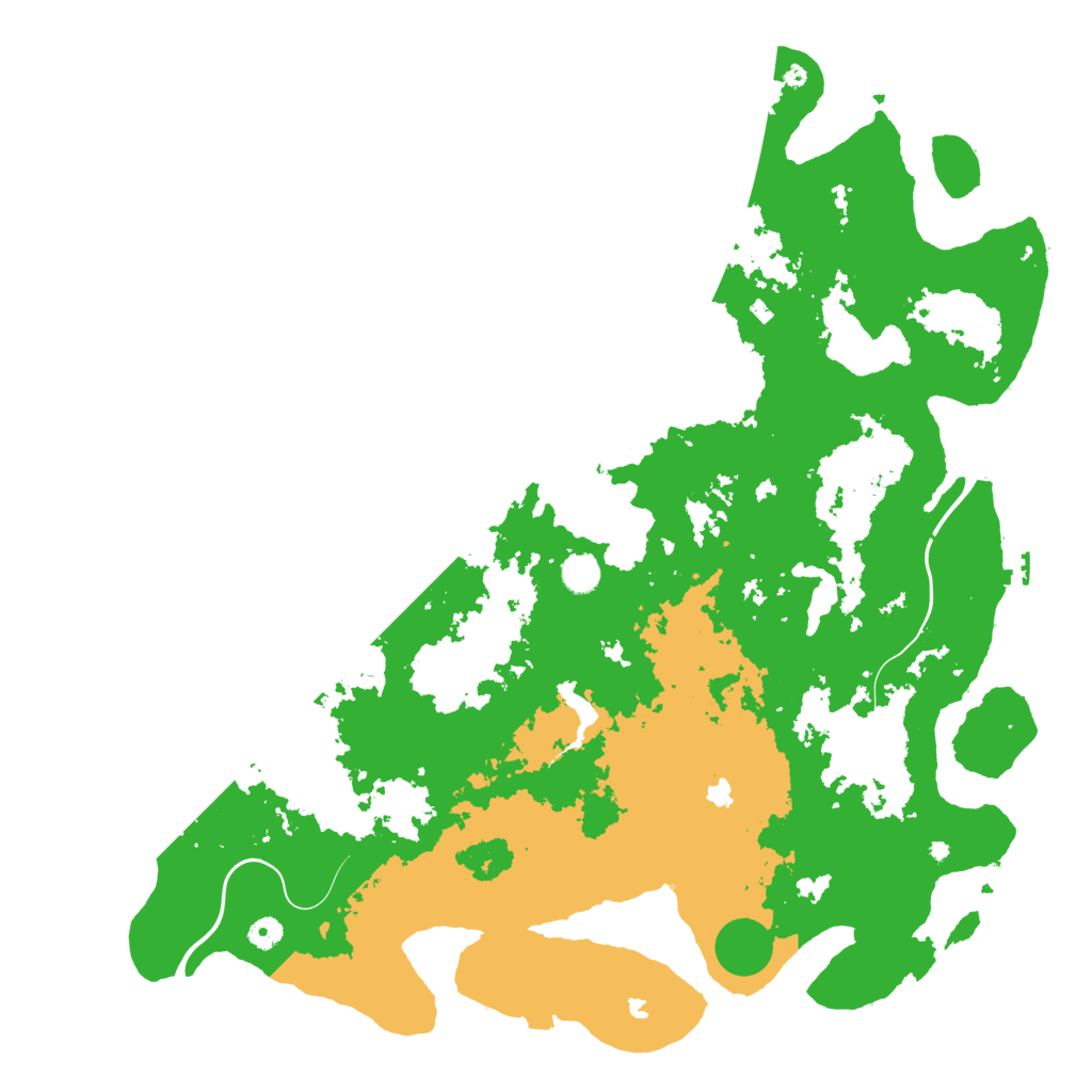 Biome Rust Map: Procedural Map, Size: 5000, Seed: 756922298