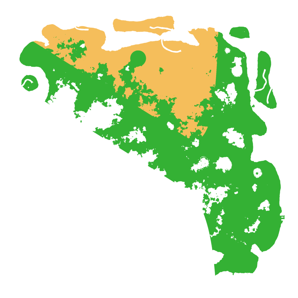 Biome Rust Map: Procedural Map, Size: 5000, Seed: 48463