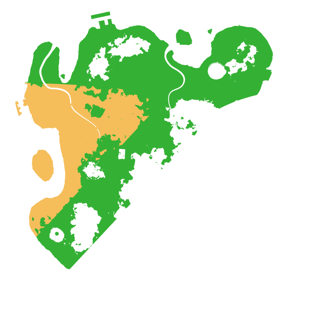 Biome Rust Map: Procedural Map, Size: 3250, Seed: 2146539513