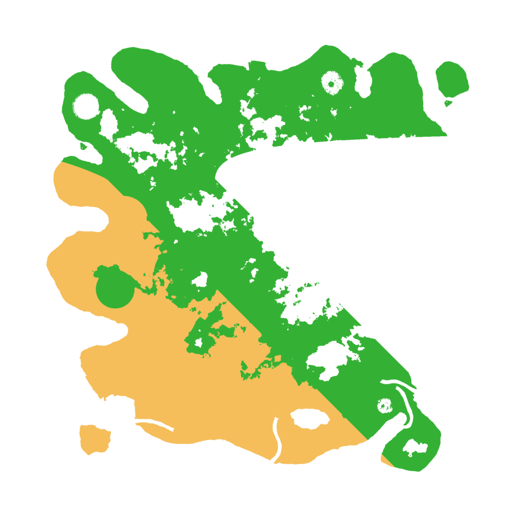 Biome Rust Map: Procedural Map, Size: 3500, Seed: 1678865192