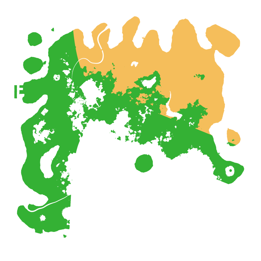 Biome Rust Map: Procedural Map, Size: 4000, Seed: 870519436