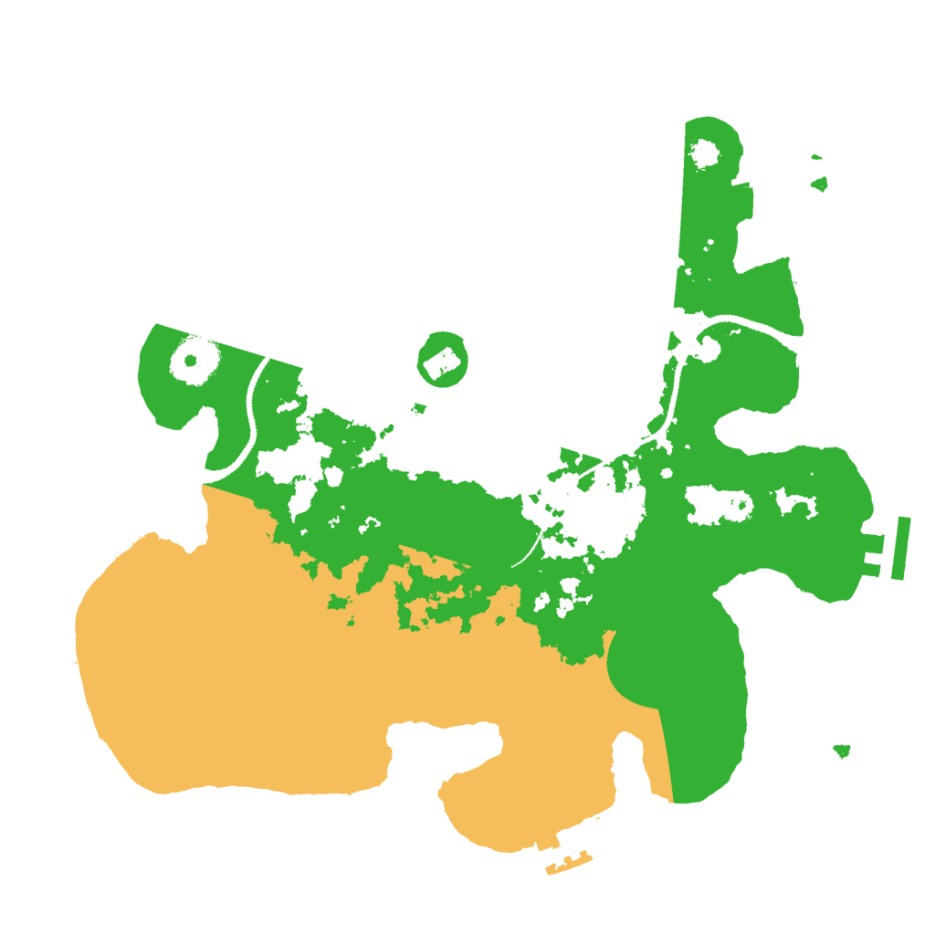 Biome Rust Map: Procedural Map, Size: 3000, Seed: 14548975