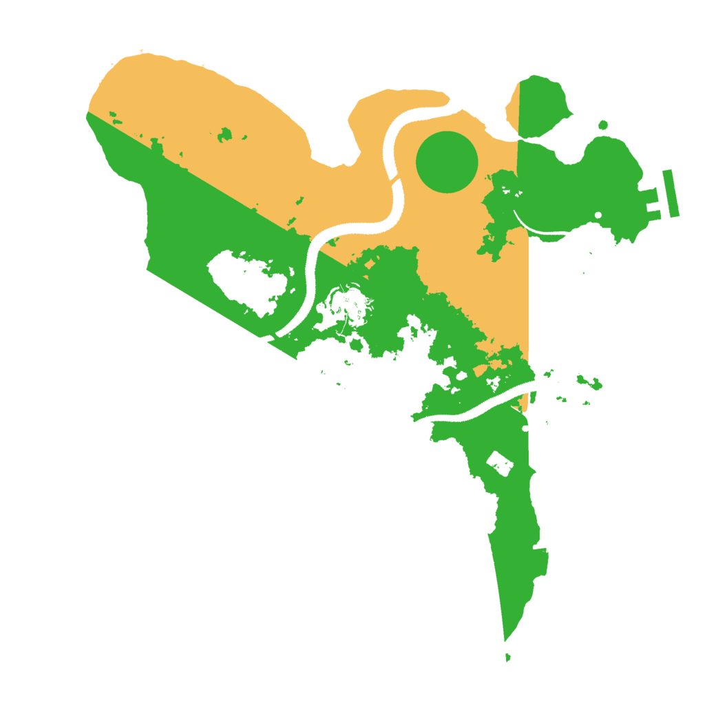 Biome Rust Map: Procedural Map, Size: 3000, Seed: 32741