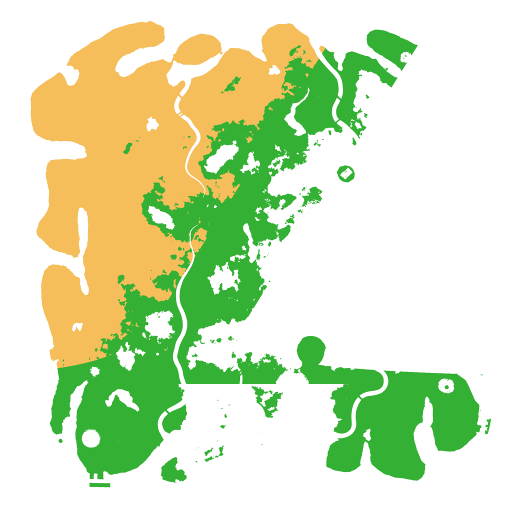 Biome Rust Map: Procedural Map, Size: 5000, Seed: 1465745777