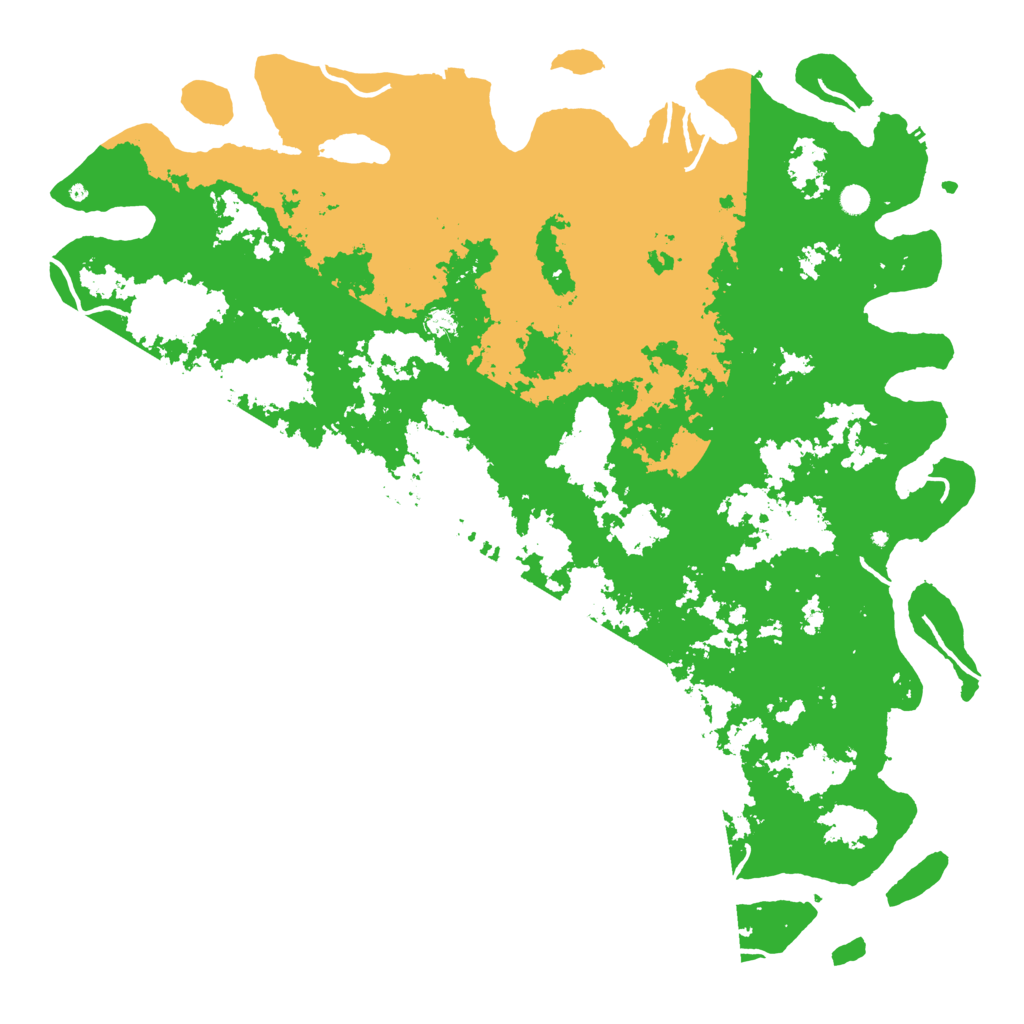 Biome Rust Map: Procedural Map, Size: 6000, Seed: 32741