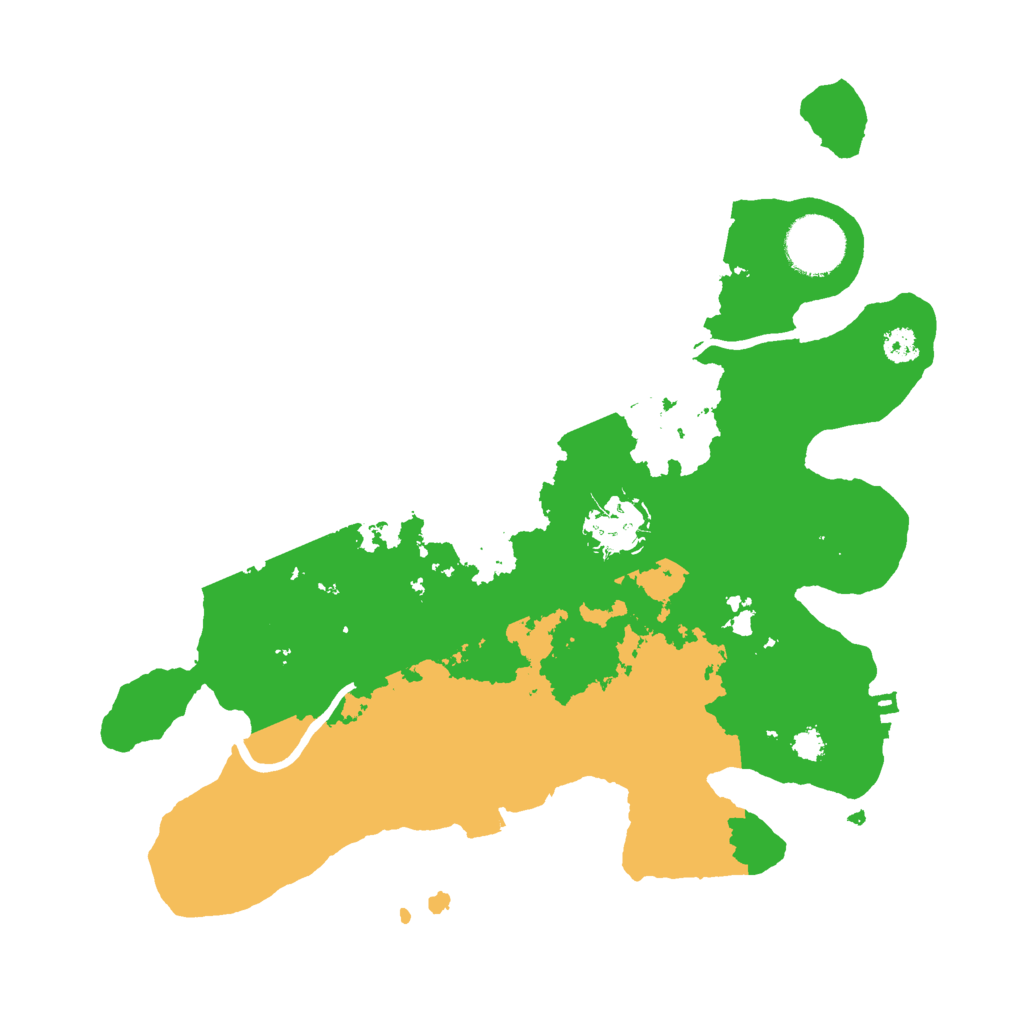 Biome Rust Map: Procedural Map, Size: 3000, Seed: 2043378148