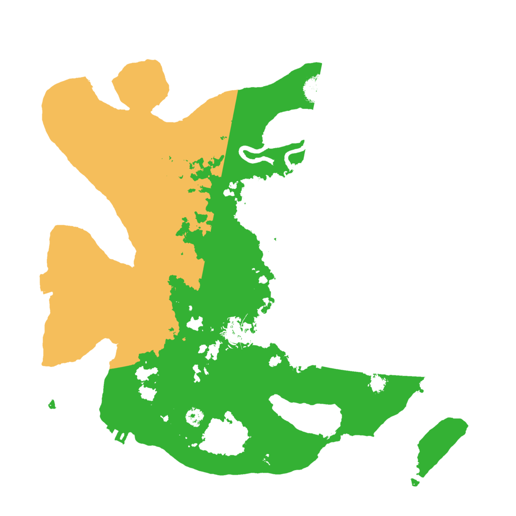 Biome Rust Map: Procedural Map, Size: 3000, Seed: 4825