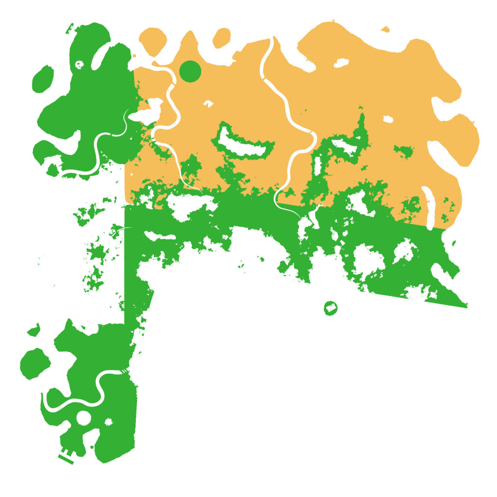 Biome Rust Map: Procedural Map, Size: 6000, Seed: 52770706