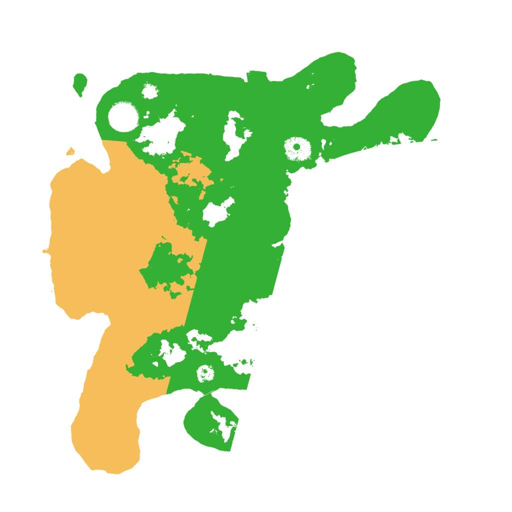 Biome Rust Map: Procedural Map, Size: 3000, Seed: 61433