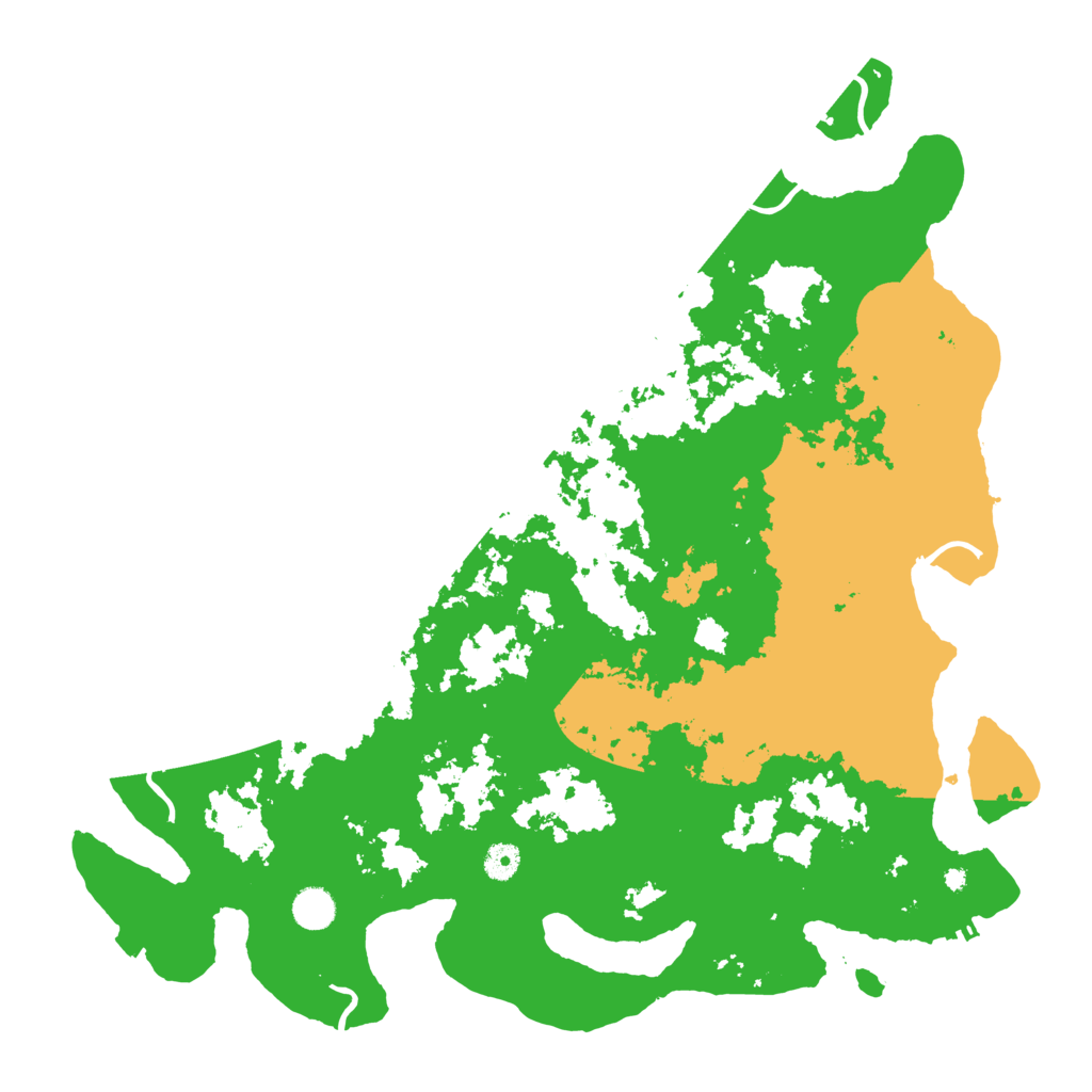Biome Rust Map: Procedural Map, Size: 4500, Seed: 1704909978