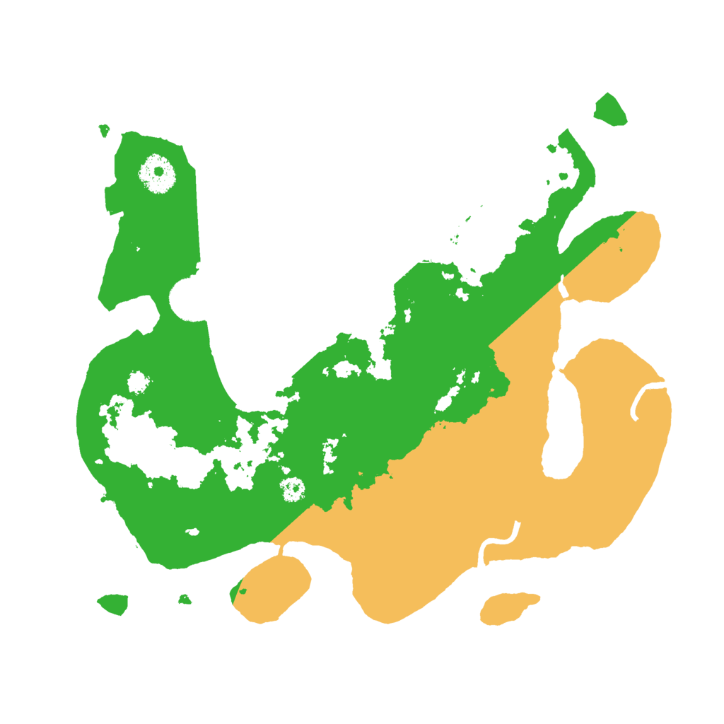 Biome Rust Map: Procedural Map, Size: 3000, Seed: 1623664347