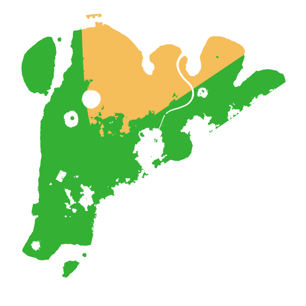 Biome Rust Map: Procedural Map, Size: 3000, Seed: 1815282214