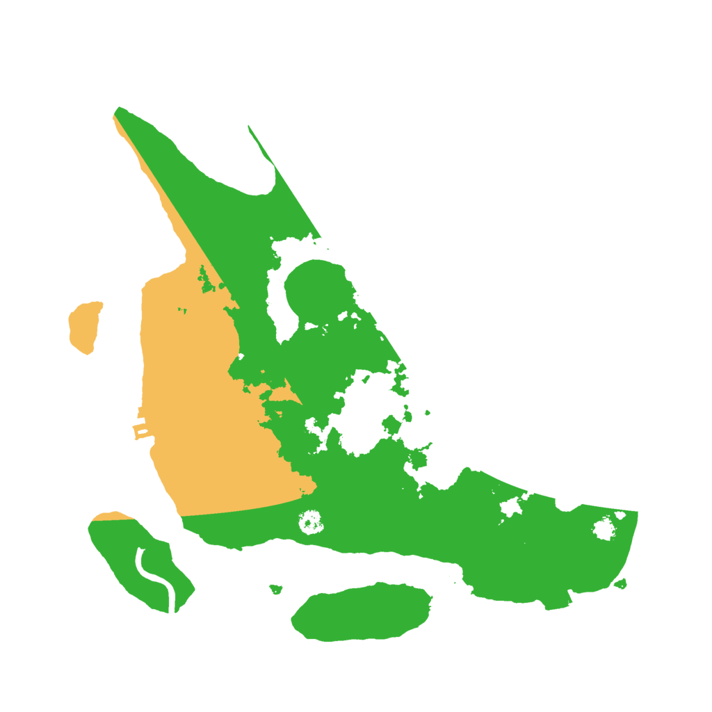 Biome Rust Map: Procedural Map, Size: 3000, Seed: 112614516