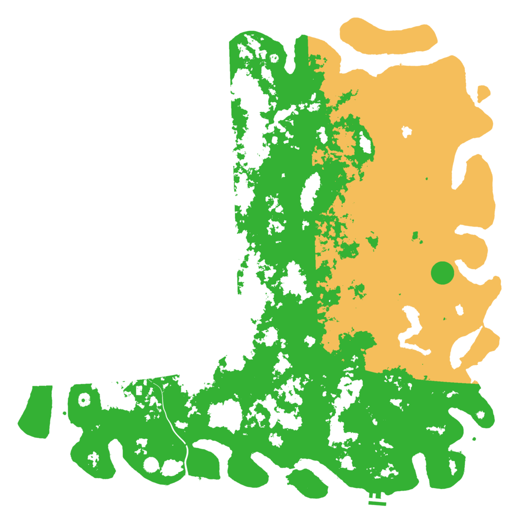 Biome Rust Map: Procedural Map, Size: 6000, Seed: 1476704689