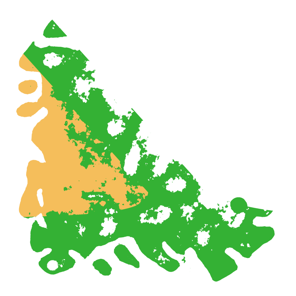 Biome Rust Map: Barren, Size: 5000, Seed: 5000