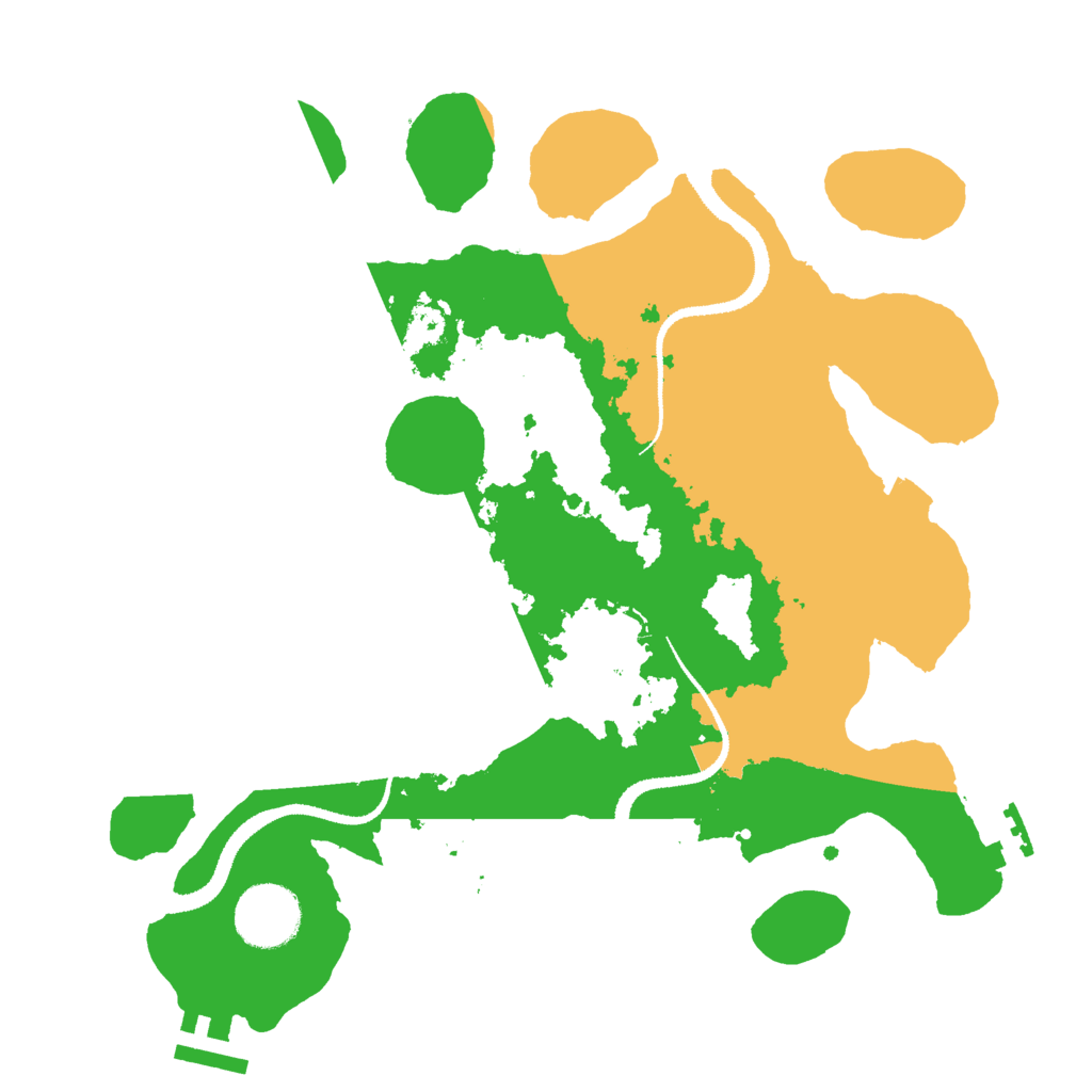 Biome Rust Map: Procedural Map, Size: 3000, Seed: 689006609