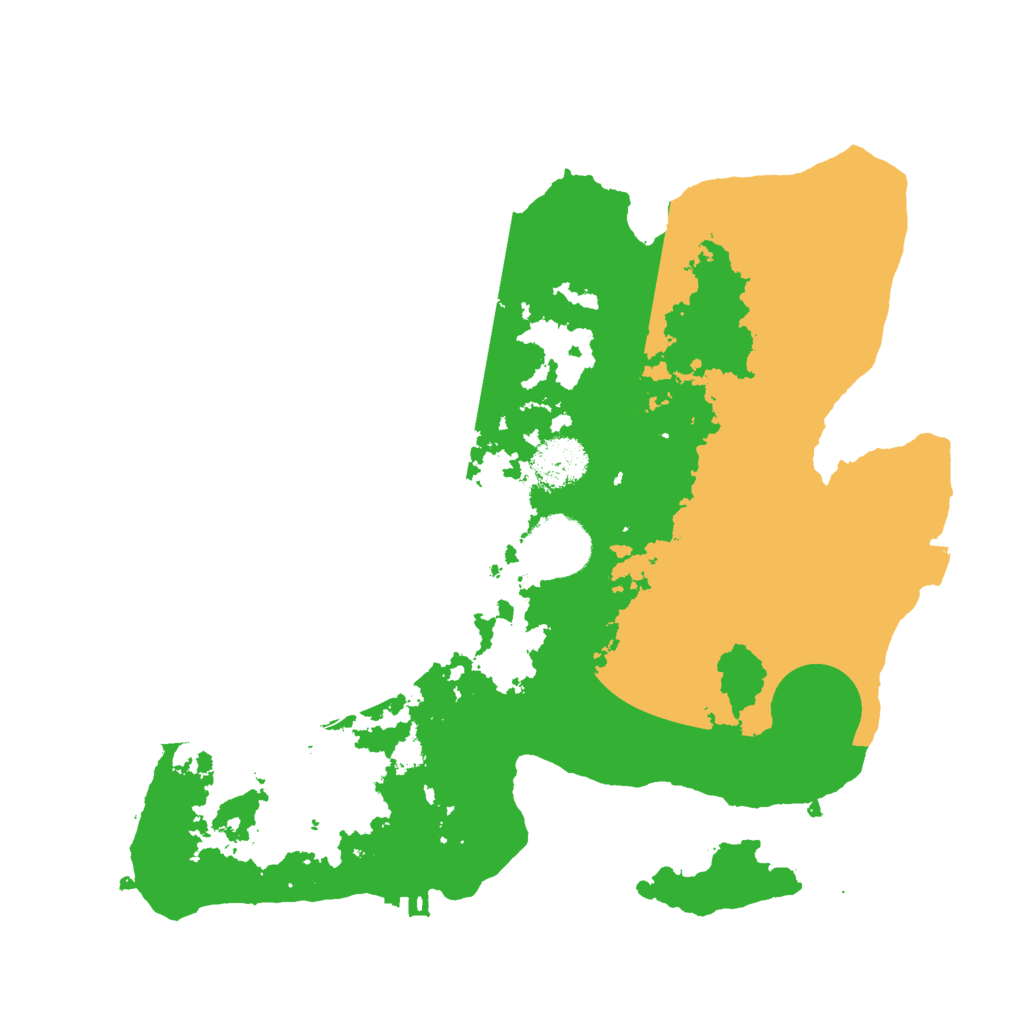 Biome Rust Map: Procedural Map, Size: 3000, Seed: 2478