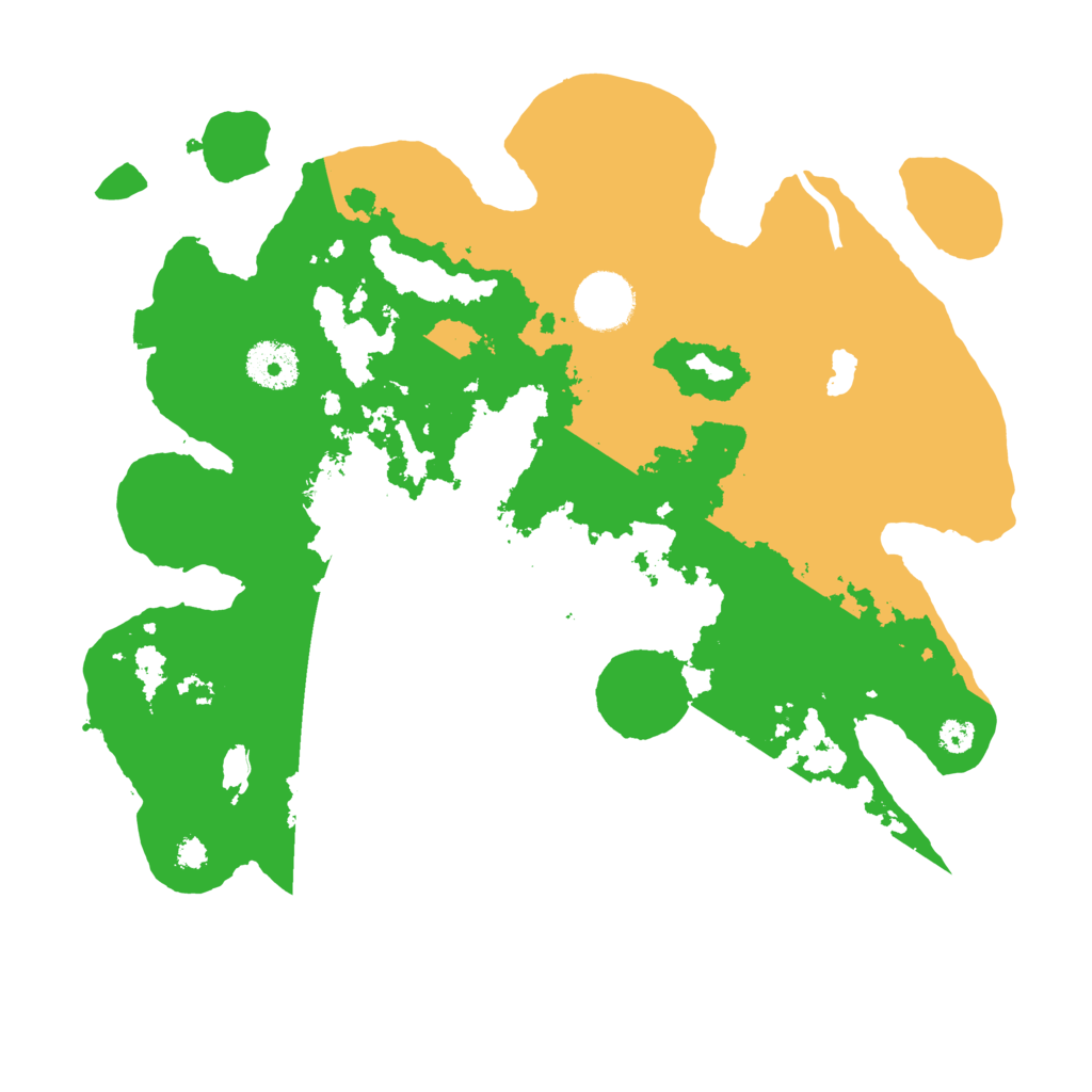 Biome Rust Map: Procedural Map, Size: 3250, Seed: 18166