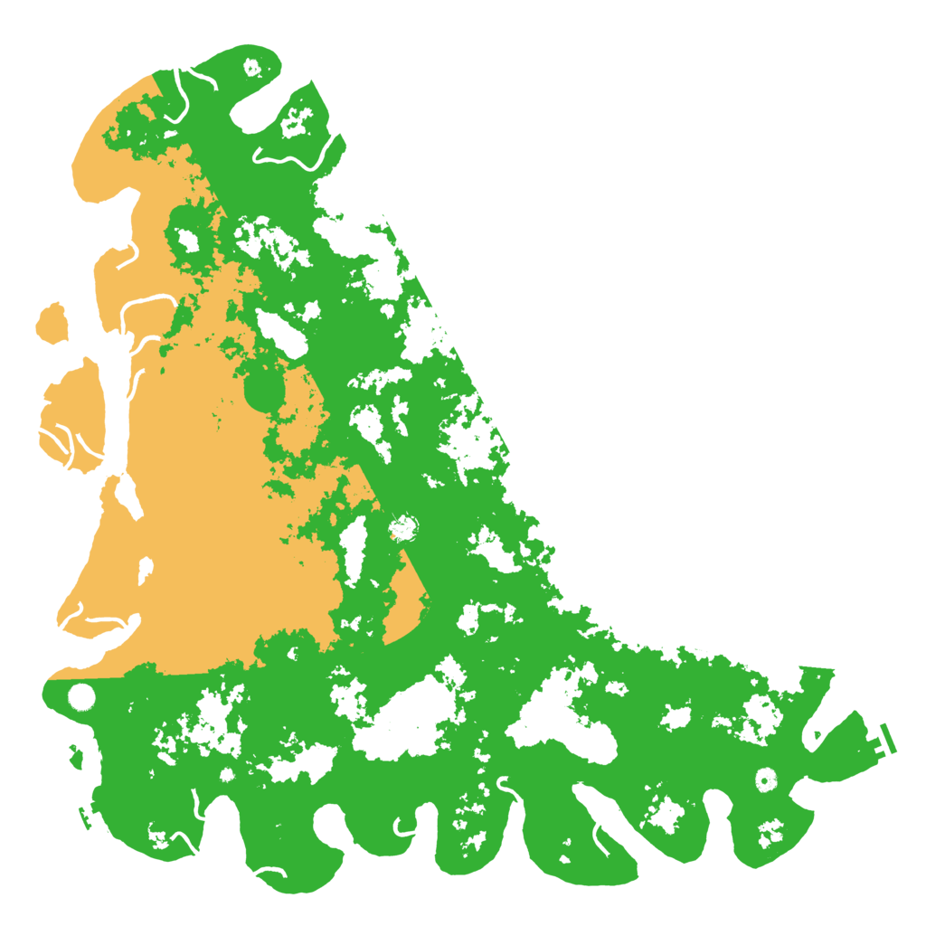 Biome Rust Map: Procedural Map, Size: 6000, Seed: 1829039200