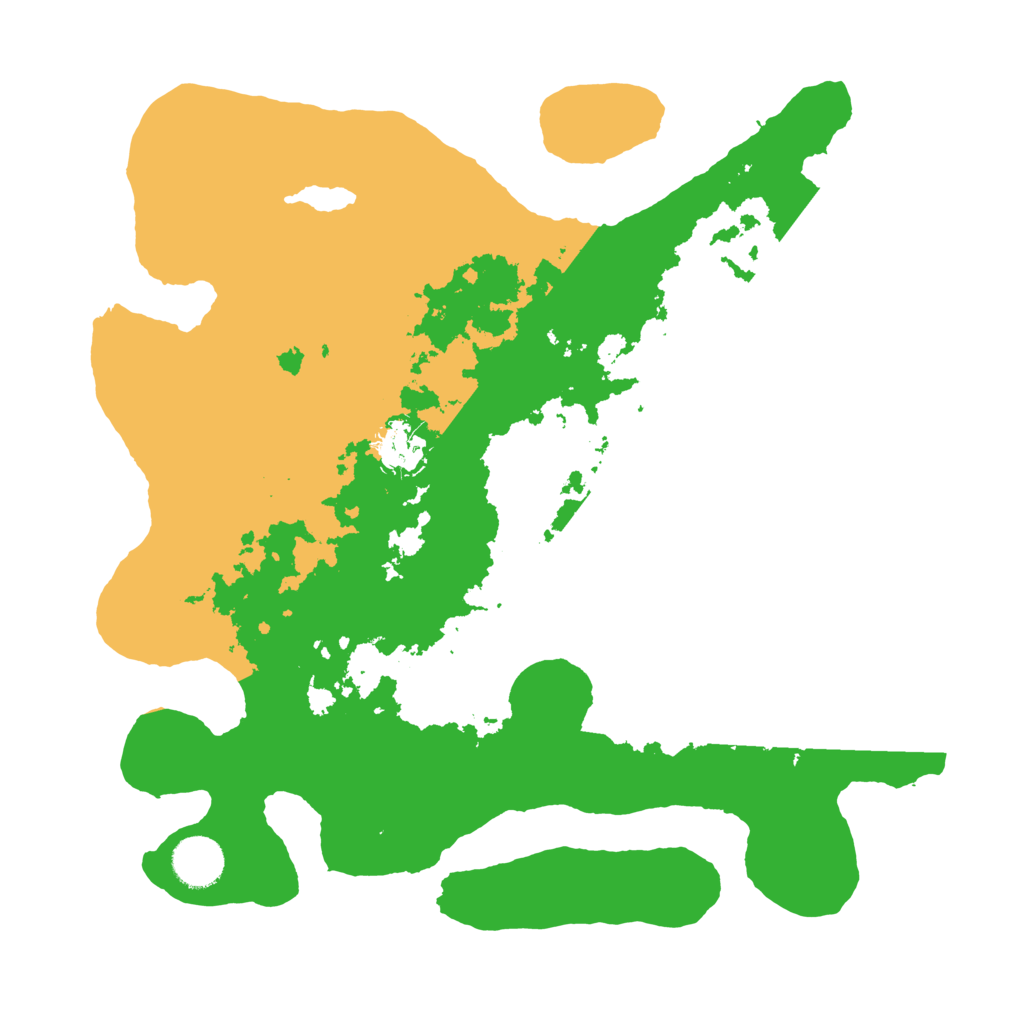 Biome Rust Map: Barren, Size: 3500, Seed: 745594